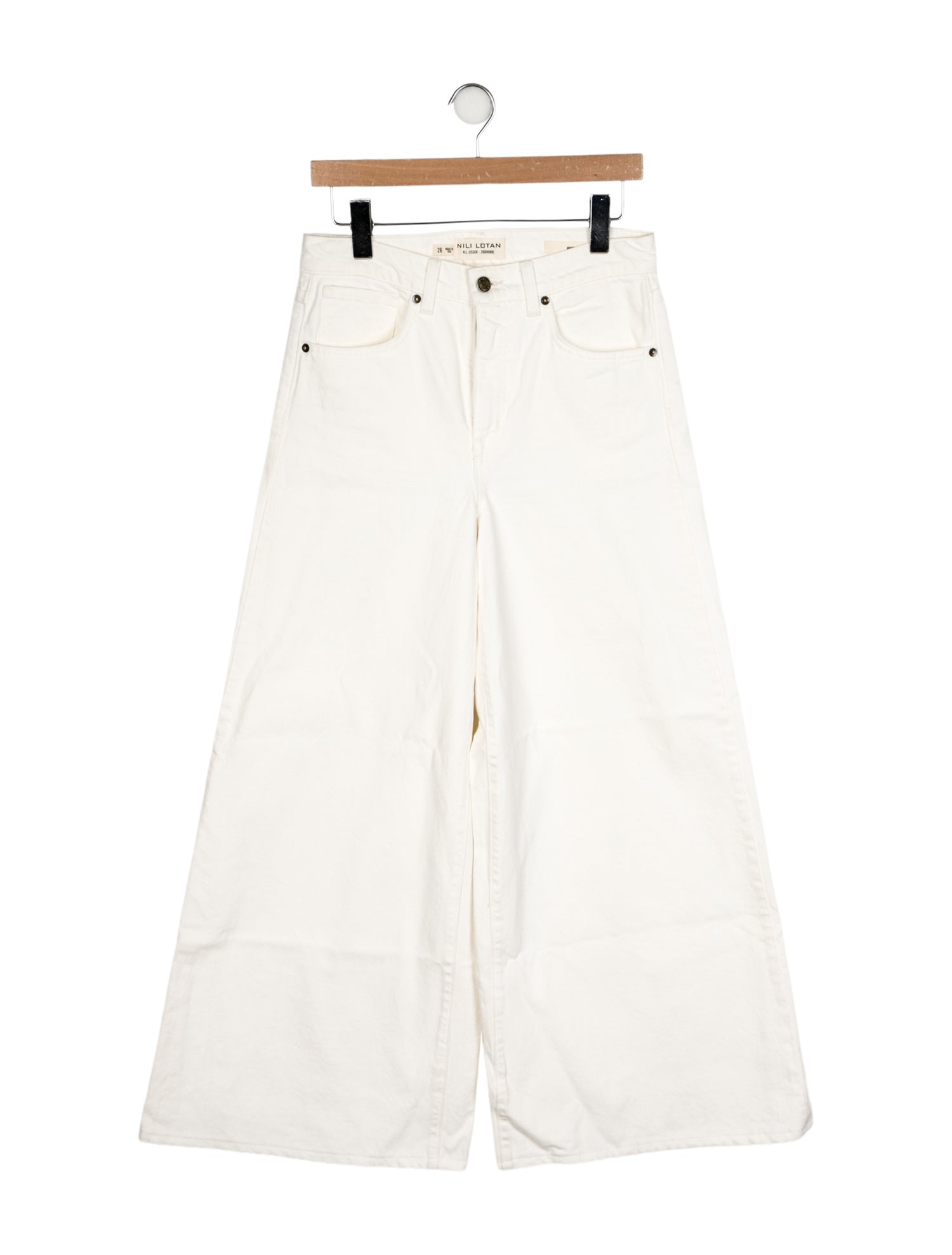 Nili Lotan High-Rise Wide Leg Jeans