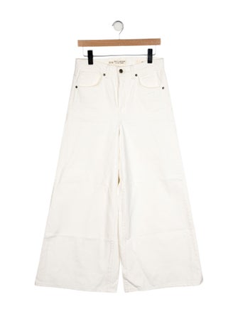 Nili Lotan High-Rise Wide Leg Jeans