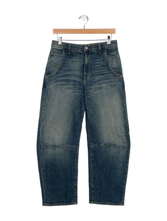 Nili Lotan Mid-Rise Wide Leg Jeans