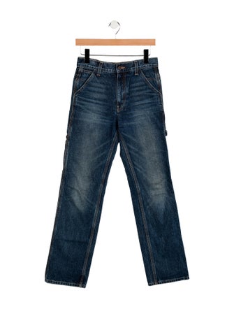 Nili Lotan High-Rise Straight Leg Jeans