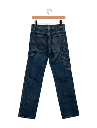 Nili Lotan High-Rise Straight Leg Jeans