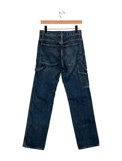 Nili Lotan High-Rise Straight Leg Jeans