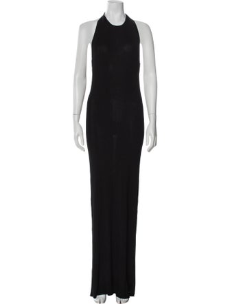 Nili Lotan Halterneck Long Dress