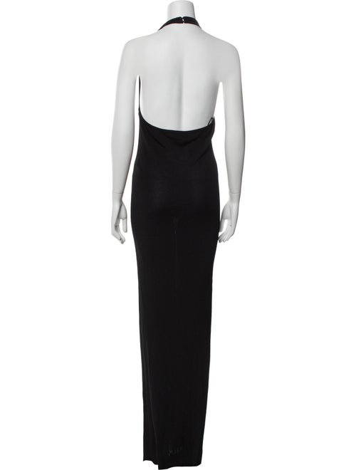 Nili Lotan Halterneck Long Dress