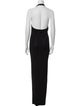 Nili Lotan Halterneck Long Dress