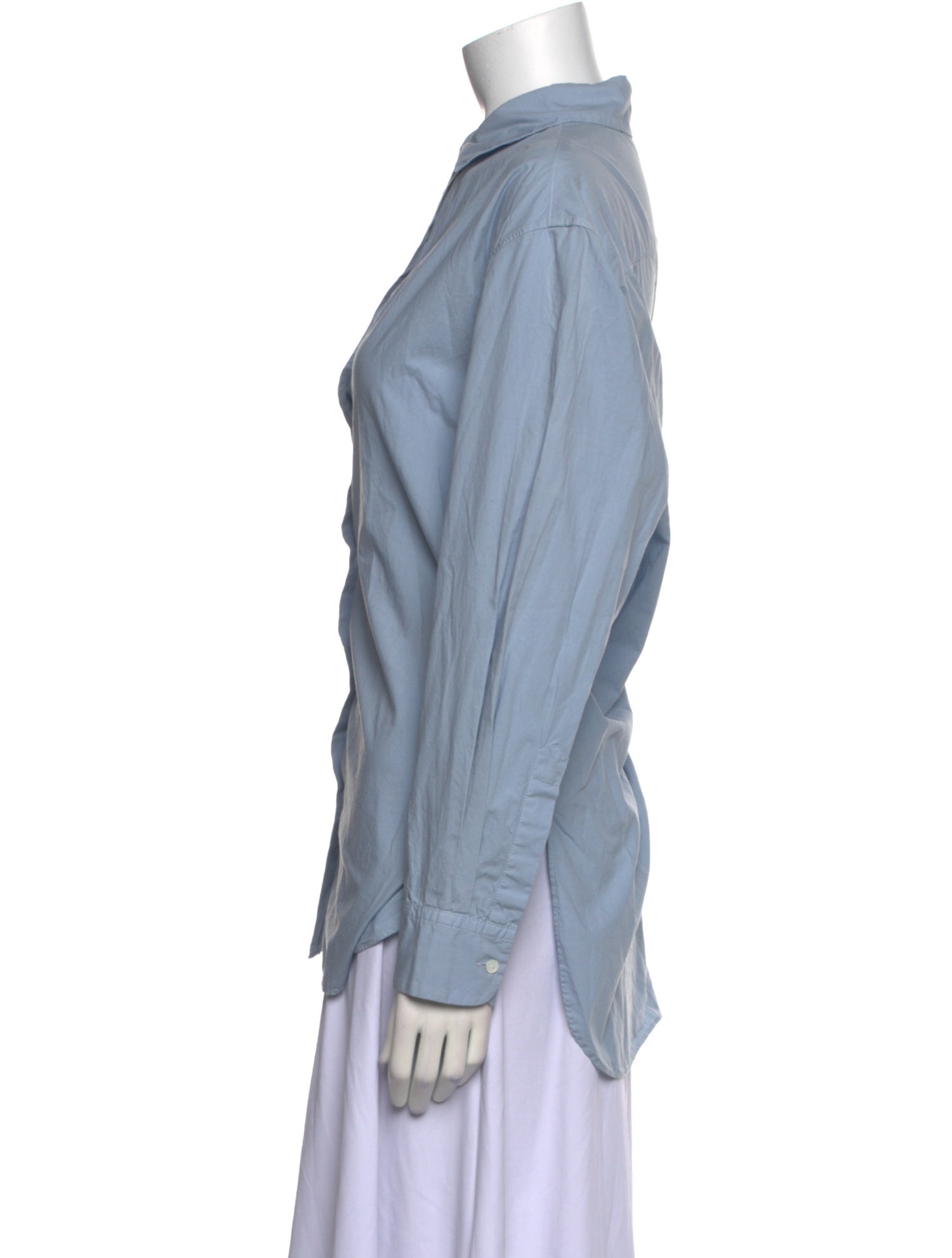 Nili Lotan Long Sleeve Button-Up Top