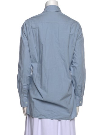 Nili Lotan Long Sleeve Button-Up Top