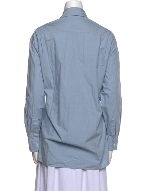 Nili Lotan Long Sleeve Button-Up Top