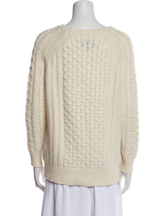 Nili Lotan Alpaca Scoop Neck Sweater