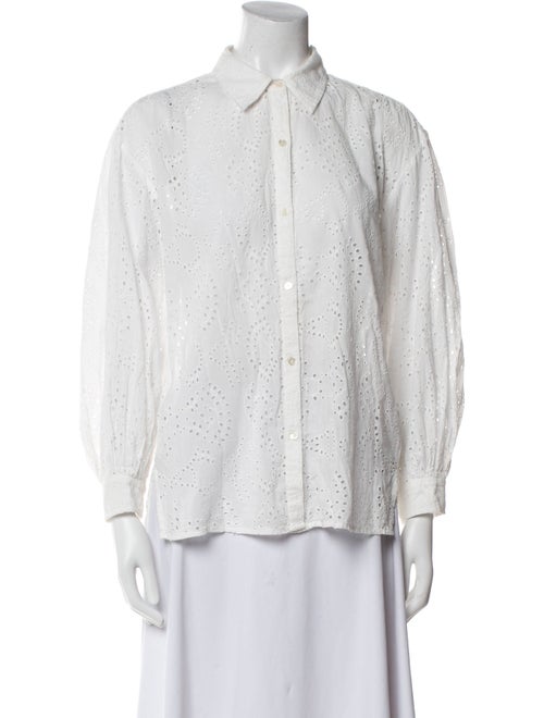 Nili Lotan Long Sleeve Button-Up Top