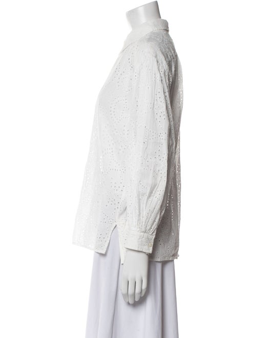 Nili Lotan Long Sleeve Button-Up Top