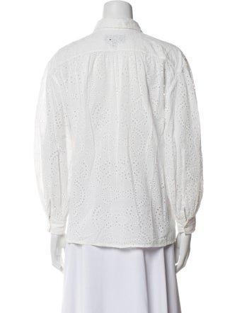 Nili Lotan Long Sleeve Button-Up Top