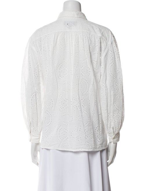 Nili Lotan Long Sleeve Button-Up Top