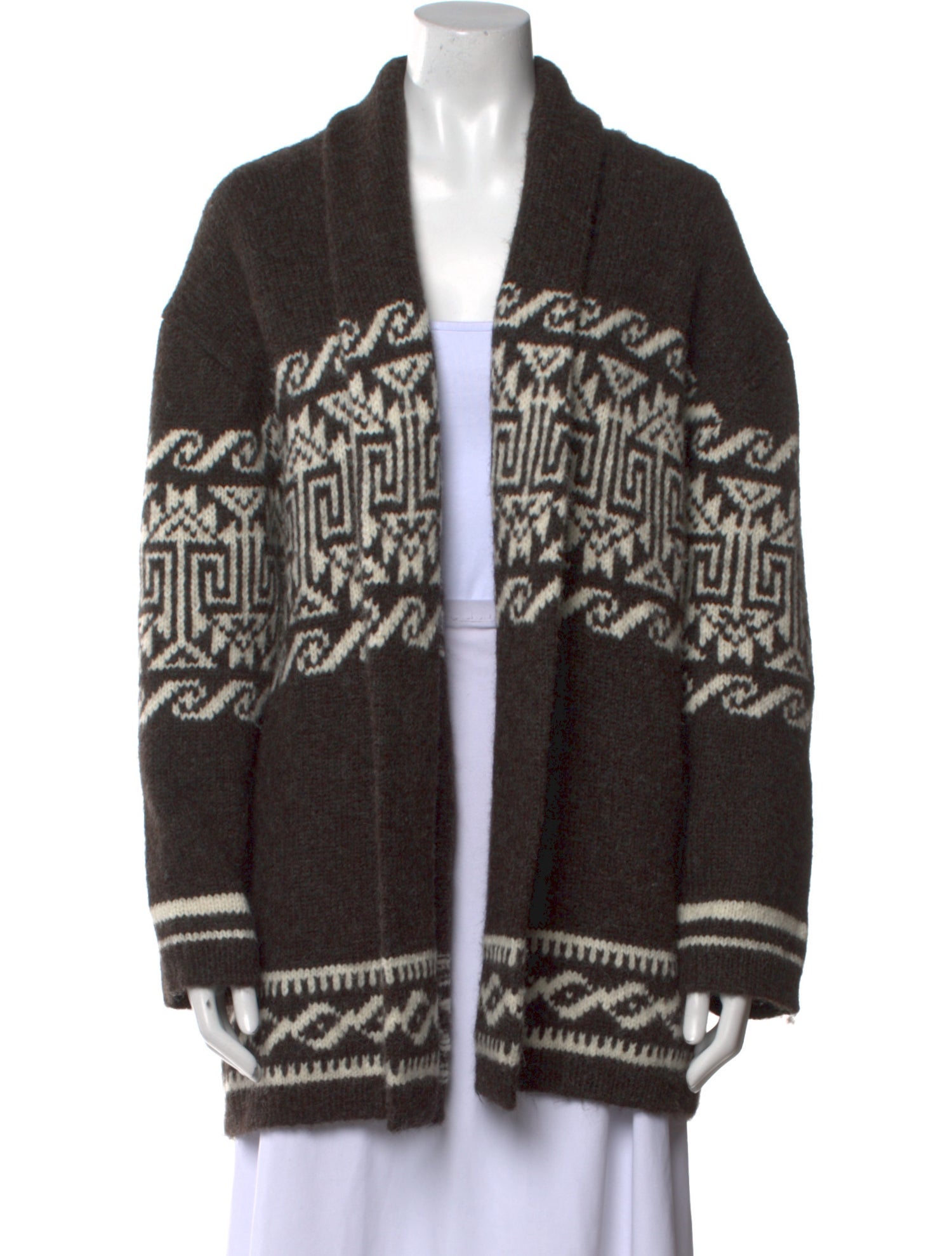 Nili Lotan Baby Alpaca Printed Sweater