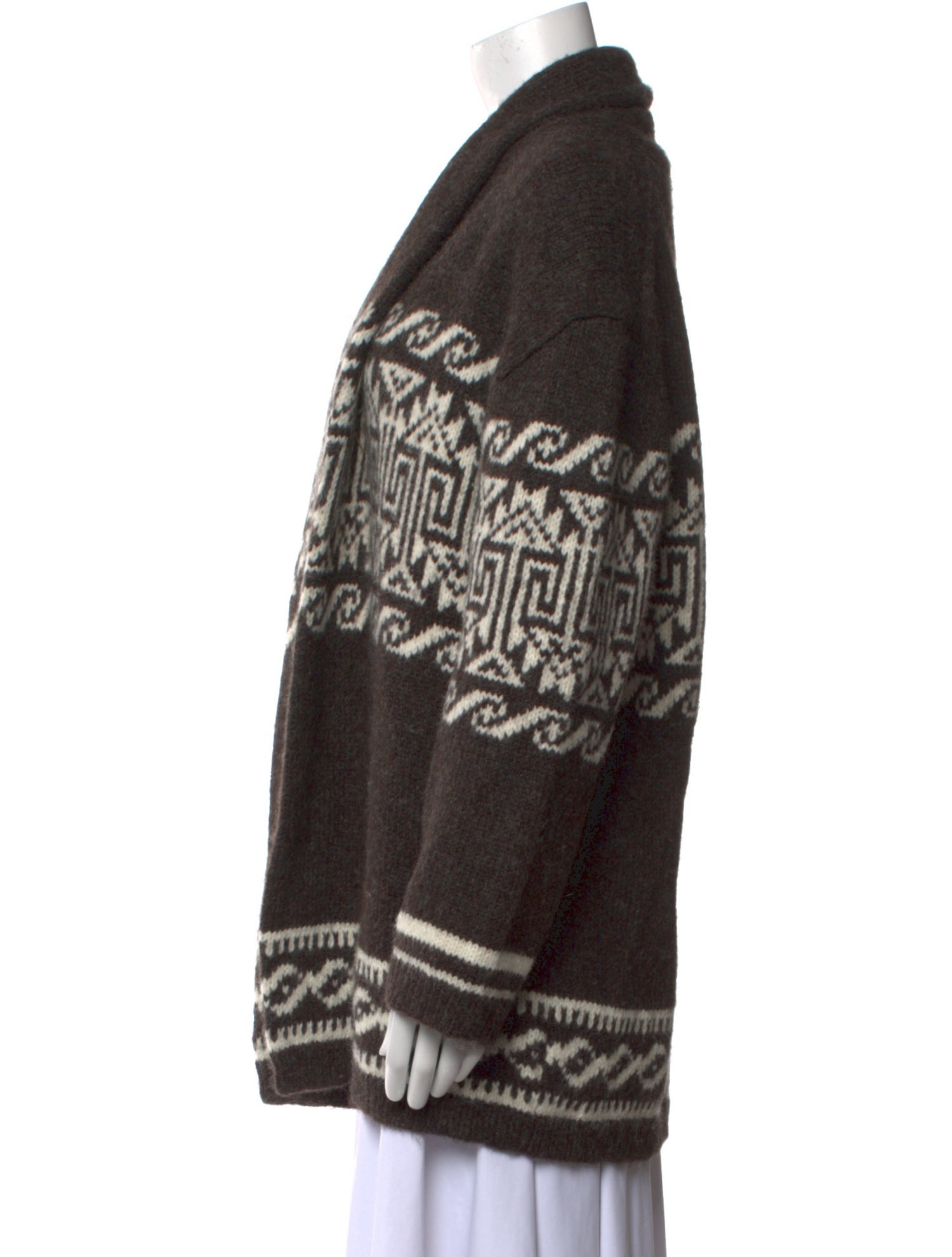 Nili Lotan Baby Alpaca Printed Sweater