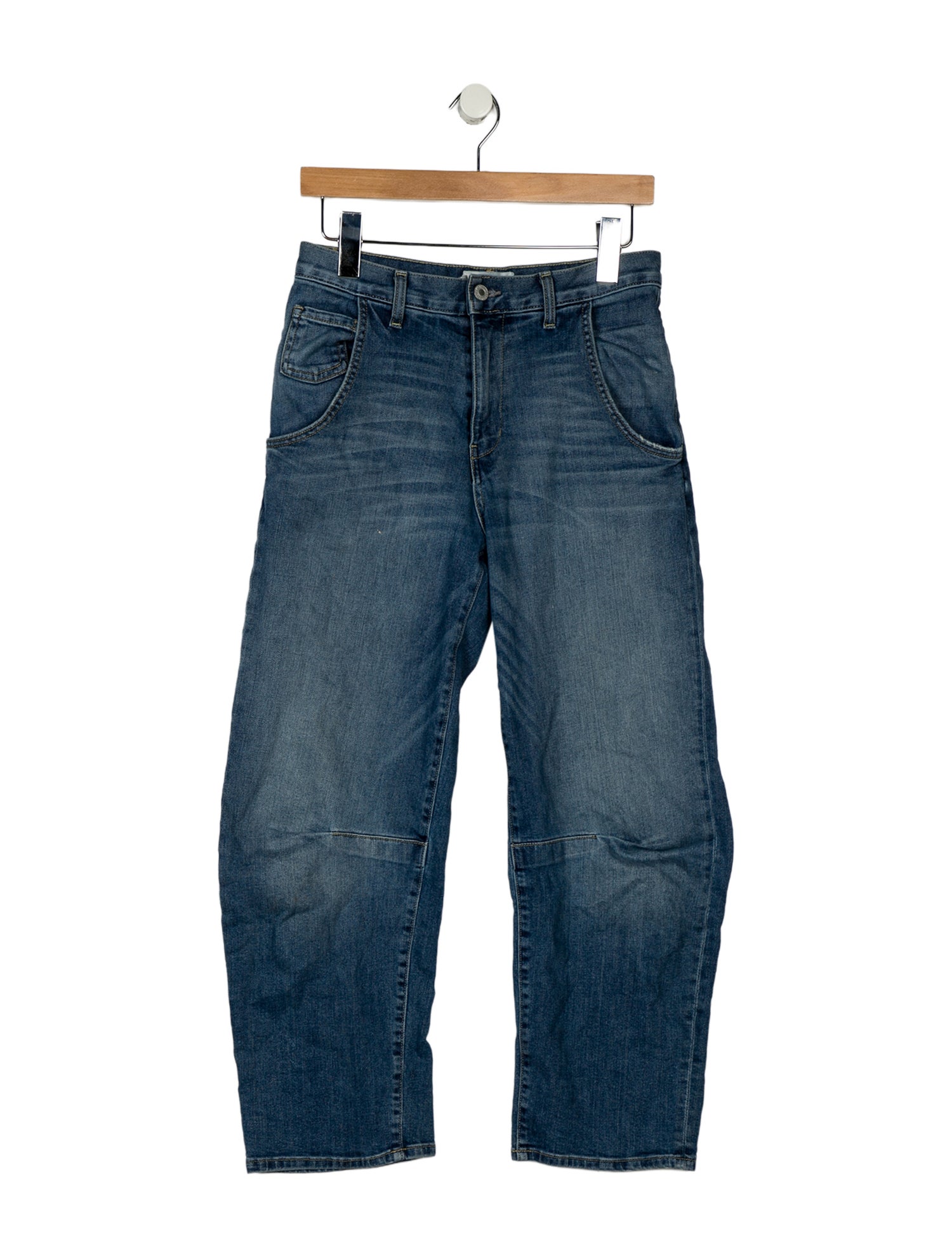 Nili Lotan Mid-Rise Straight Leg Jeans