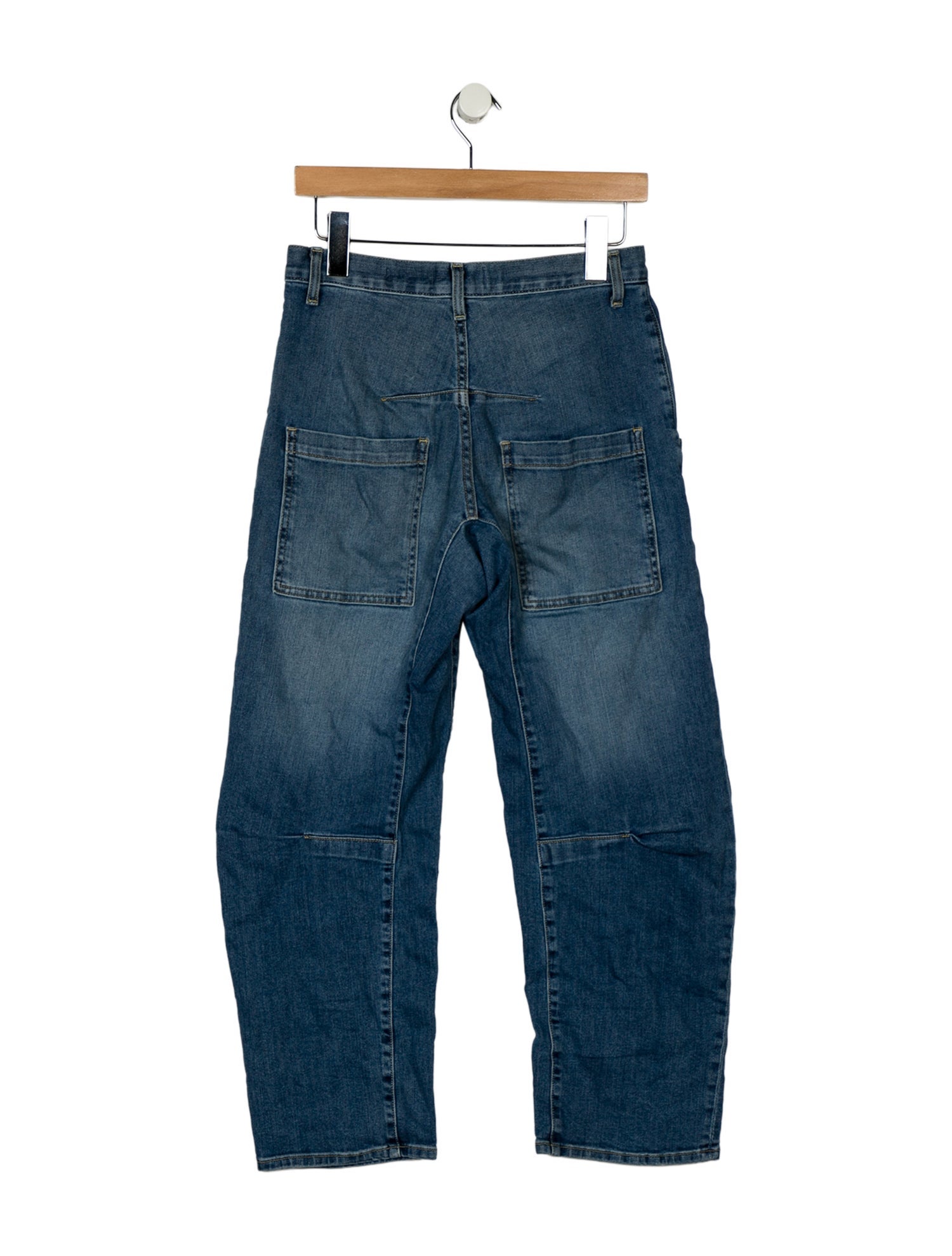 Nili Lotan Mid-Rise Straight Leg Jeans