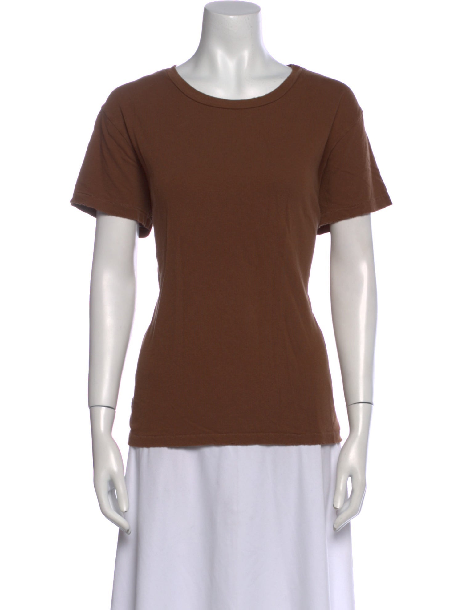 Nili Lotan Scoop Neck Short Sleeve T-Shirt