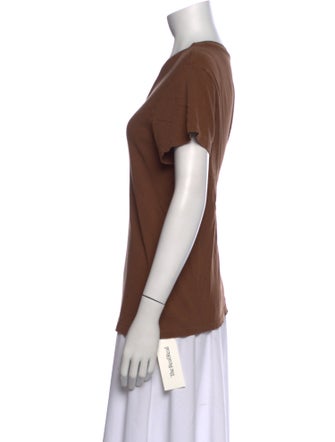 Nili Lotan Scoop Neck Short Sleeve T-Shirt