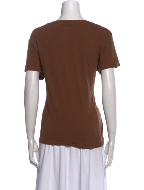 Nili Lotan Scoop Neck Short Sleeve T-Shirt