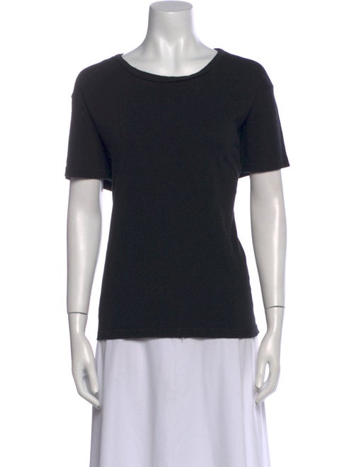 Nili Lotan Scoop Neck Short Sleeve T-Shirt