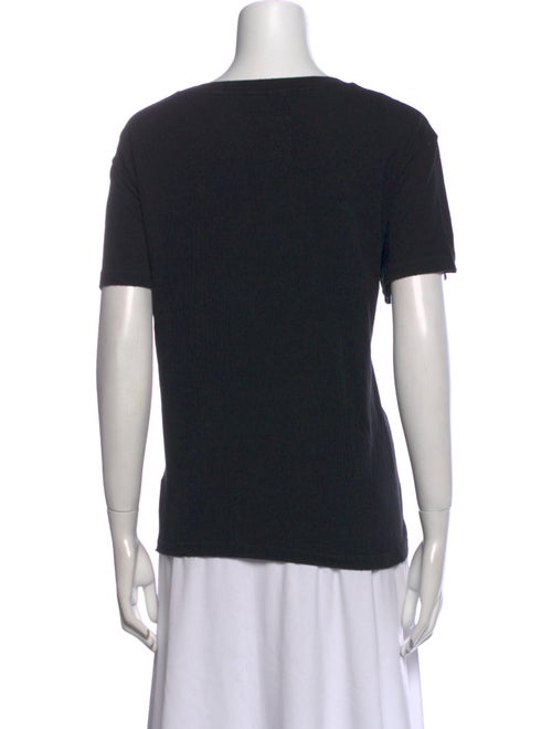 Nili Lotan Scoop Neck Short Sleeve T-Shirt