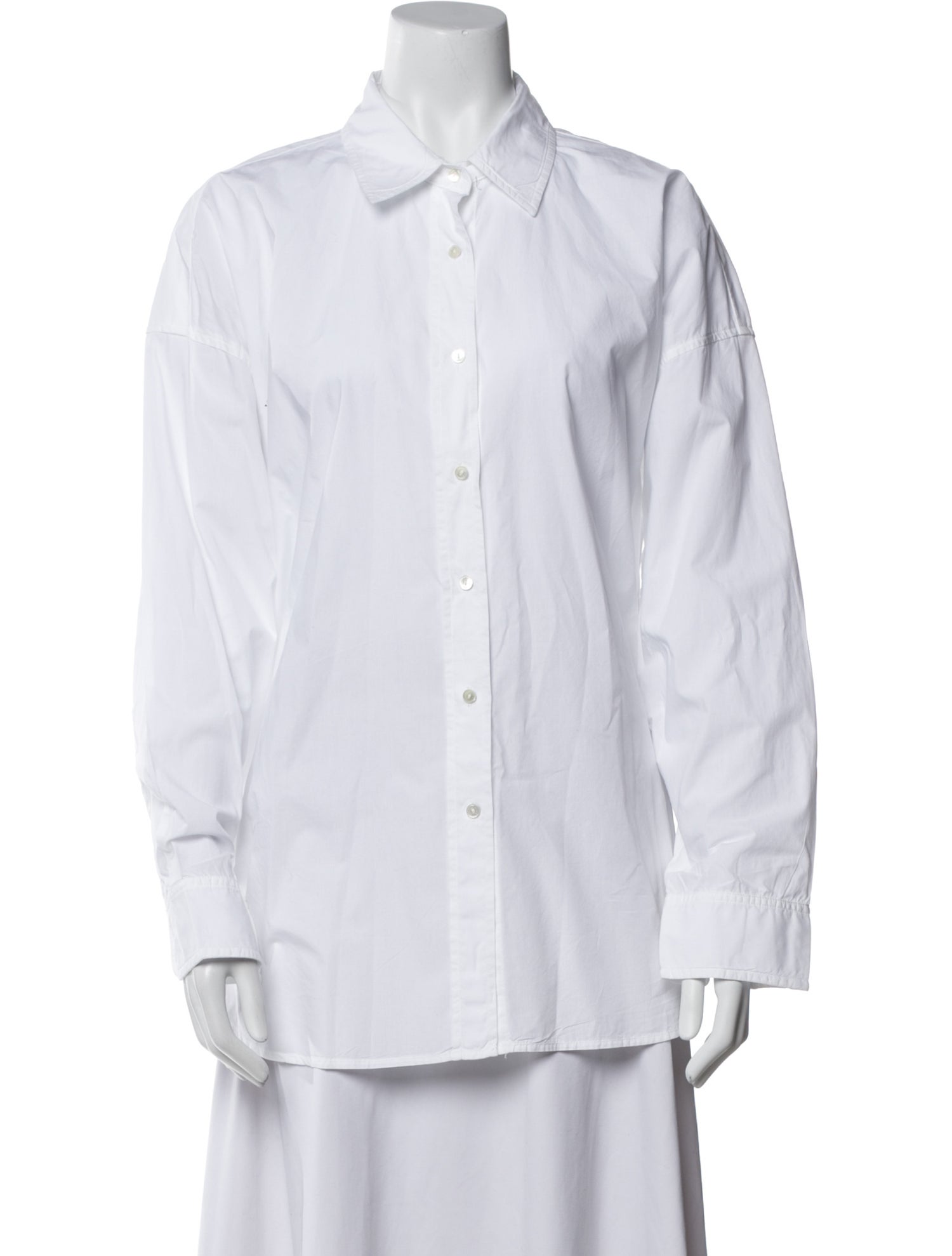 Nili Lotan Long Sleeve Button-Up Top