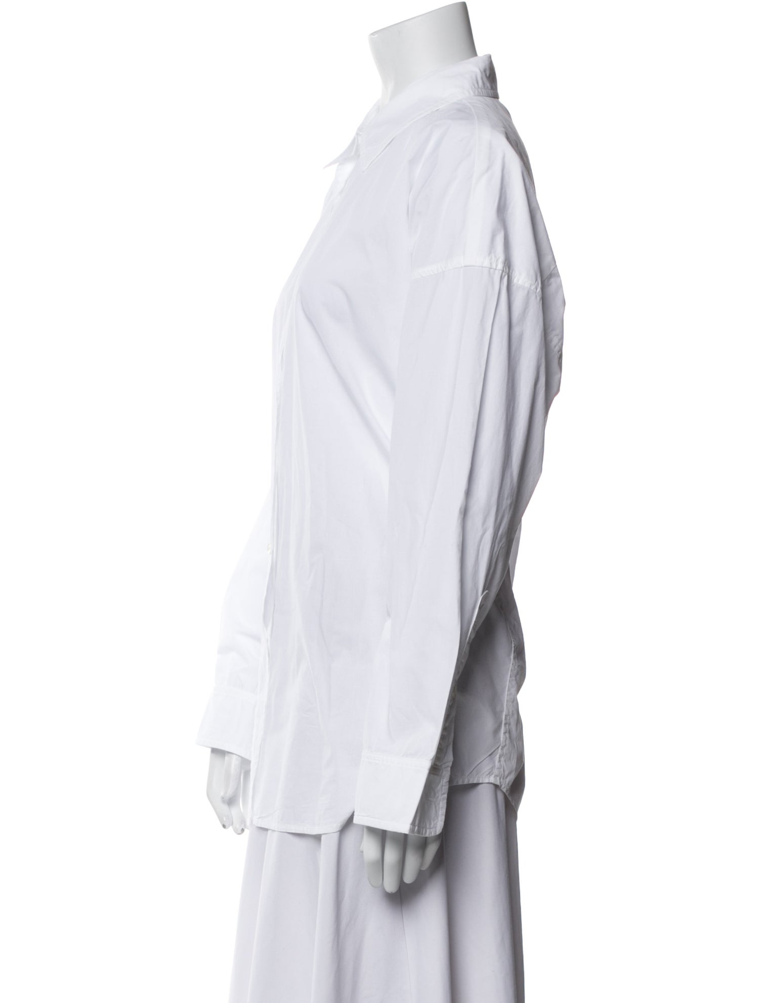 Nili Lotan Long Sleeve Button-Up Top