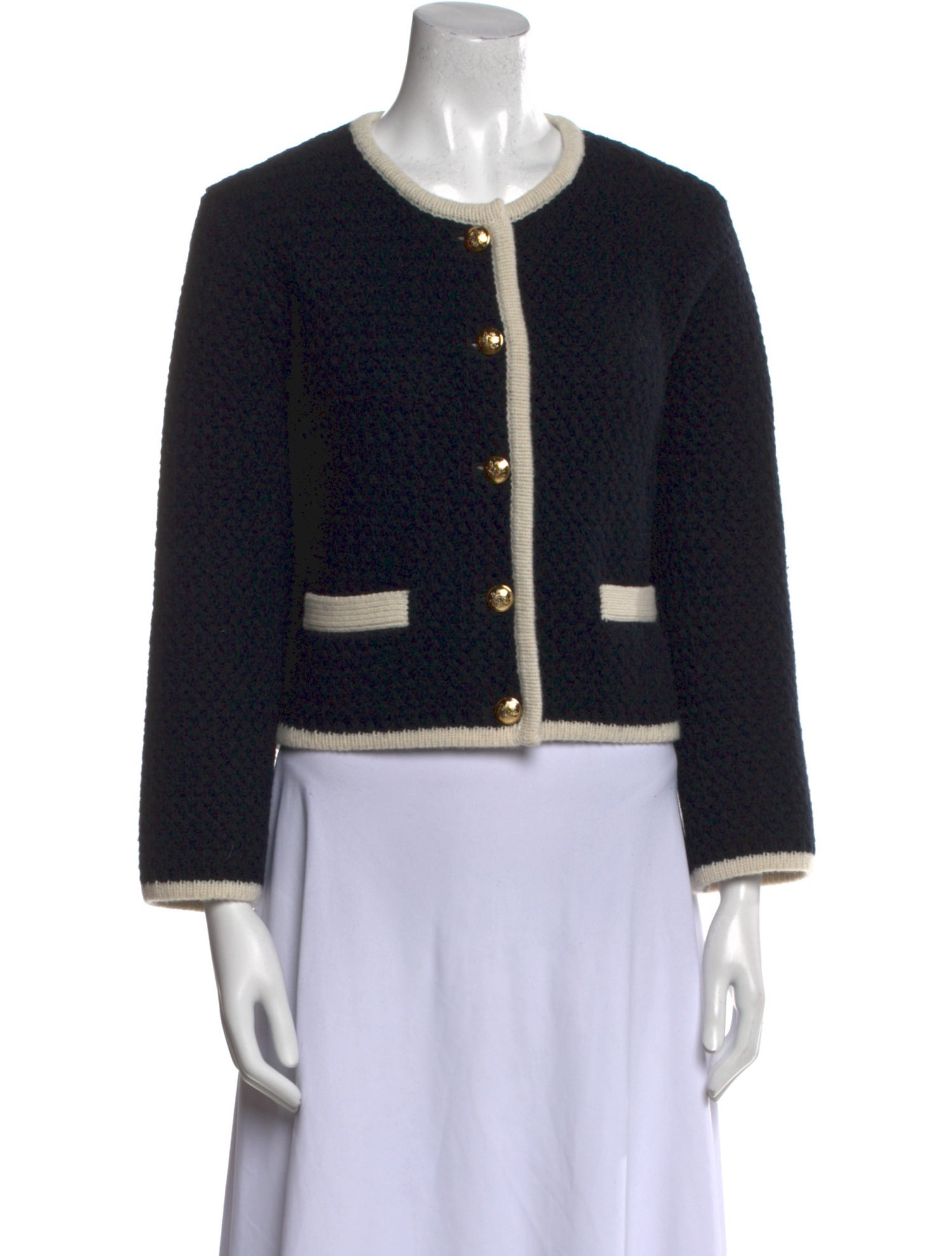 Nili Lotan Lambswool Striped Sweater