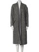 Nili Lotan Houndstooth Print Coat
