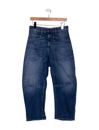 Nili Lotan High-Rise Wide Leg Jeans