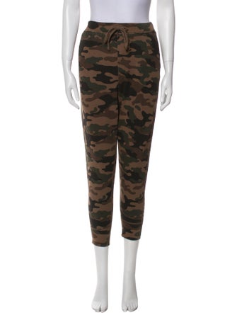 Nili Lotan Printed Distressed Accents Sweatpants