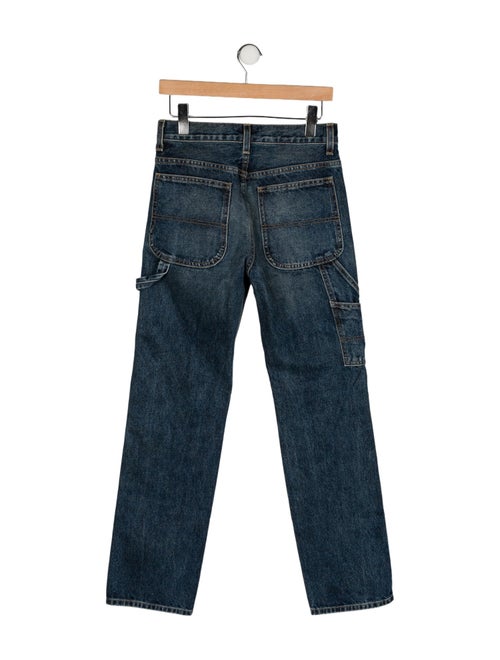 Nili Lotan High-Rise Straight Leg Jeans