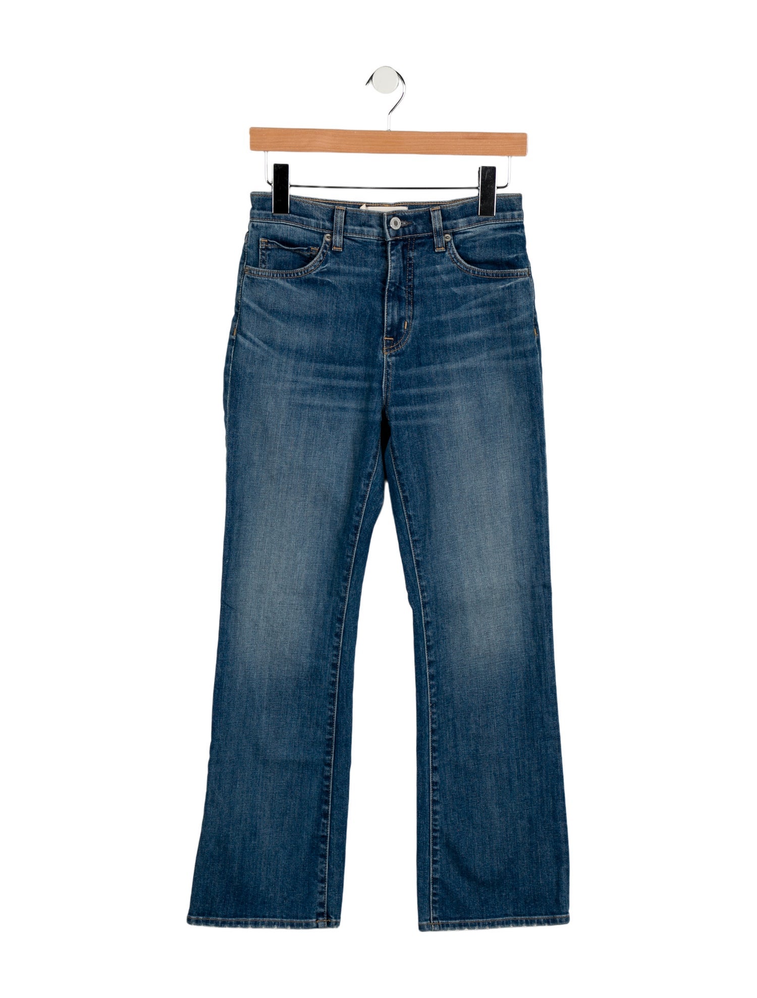 Nili Lotan High-Rise Straight Leg Jeans