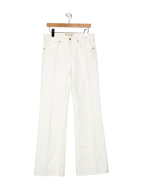 Nili Lotan Mid-Rise Wide Leg Jeans