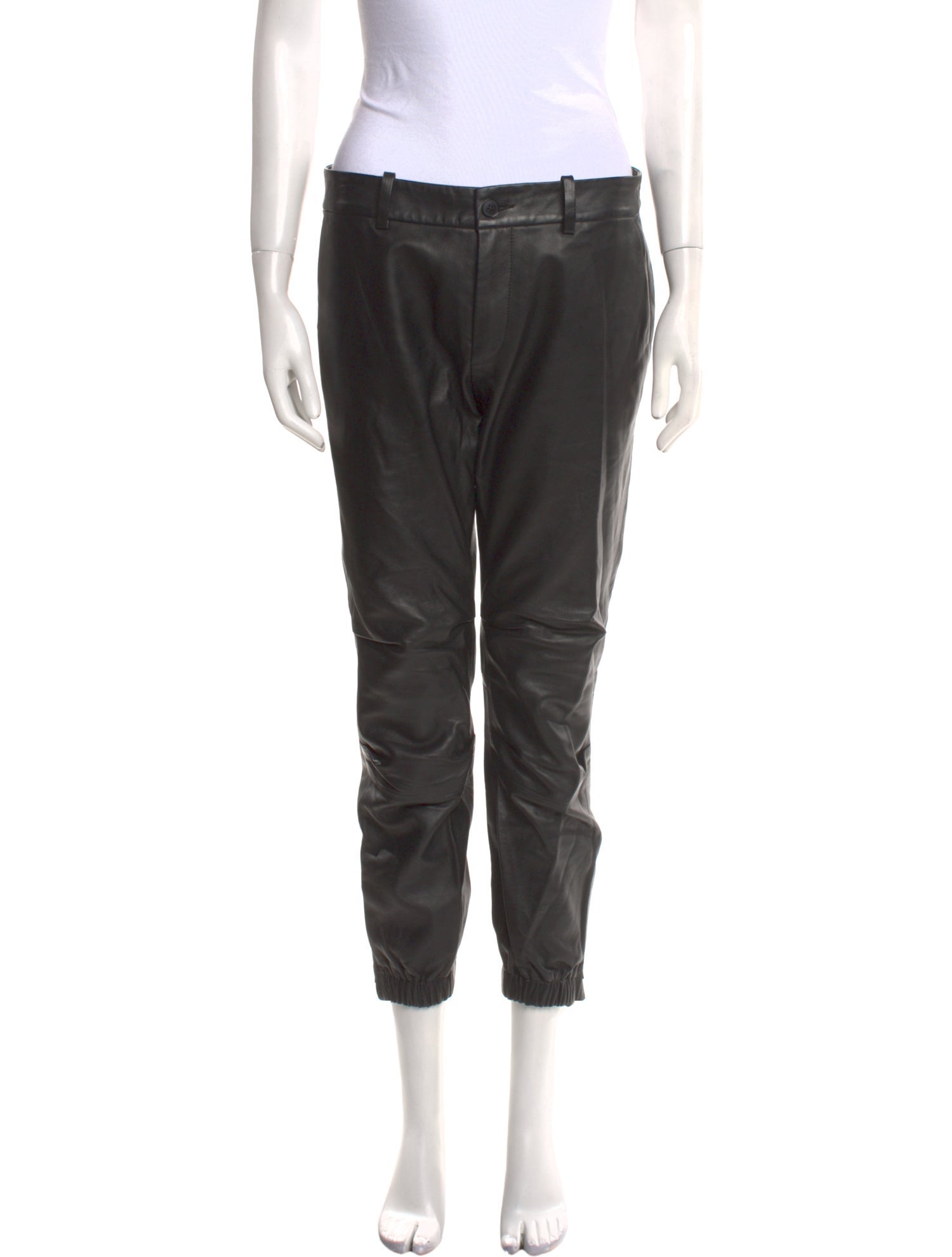 Nili Lotan Lambskin Skinny Leg Pants