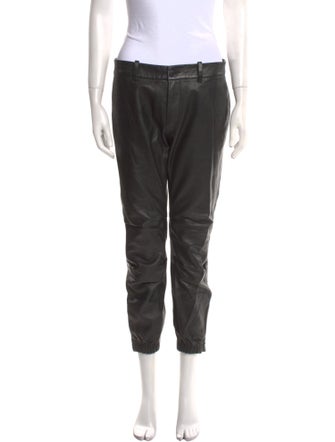 Nili Lotan Lambskin Skinny Leg Pants