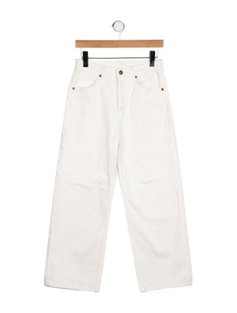 Nili Lotan High-Rise Wide Leg Jeans