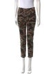 Nili Lotan Camouflage Print Straight Leg Pants
