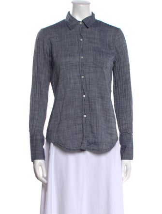 Nili Lotan Long Sleeve Button-Up Top