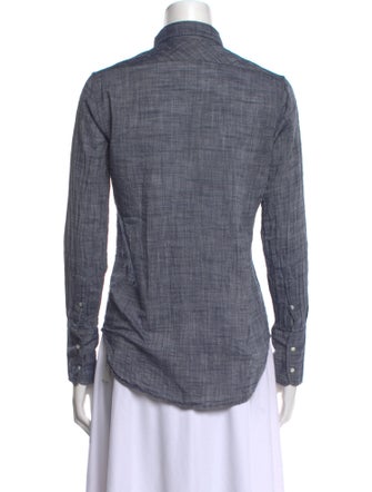 Nili Lotan Long Sleeve Button-Up Top