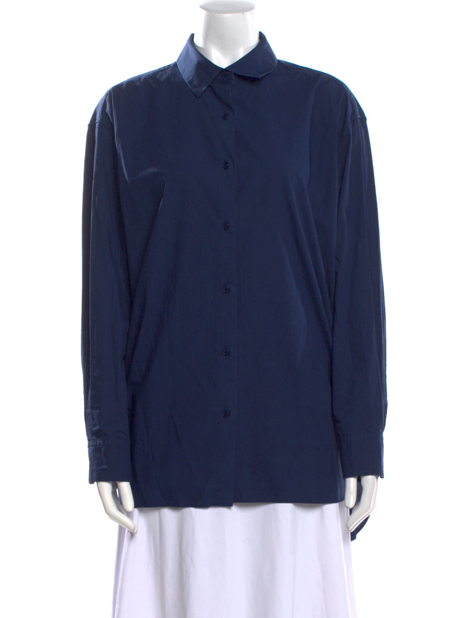 Nili Lotan Long Sleeve Button-Up Top