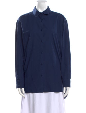 Nili Lotan Long Sleeve Button-Up Top