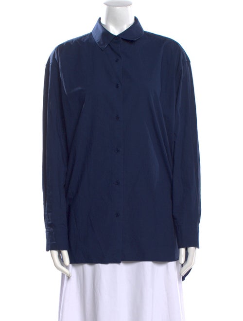 Nili Lotan Long Sleeve Button-Up Top