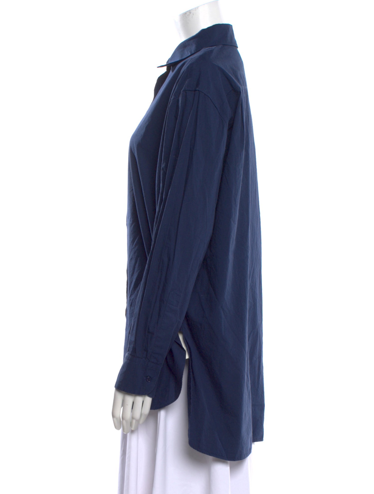 Nili Lotan Long Sleeve Button-Up Top