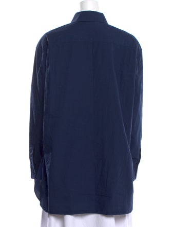 Nili Lotan Long Sleeve Button-Up Top