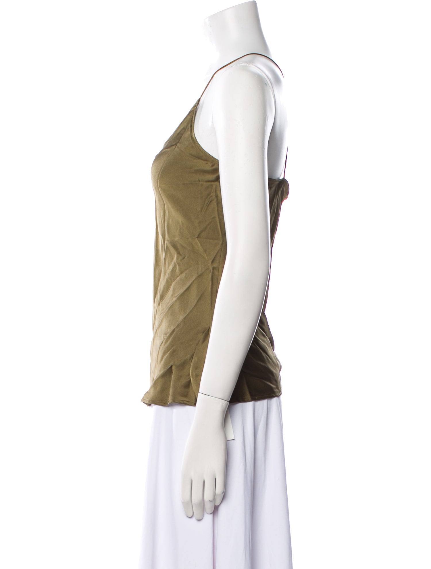 Nili Lotan Silk Scoop Neck Top