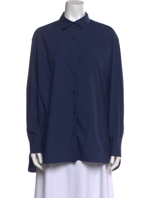 Nili Lotan Long Sleeve Button-Up Top