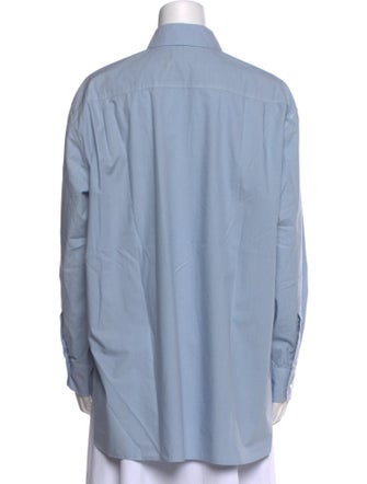 Nili Lotan Long Sleeve Button-Up Top