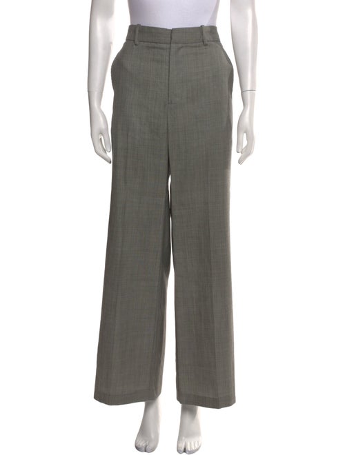 Nili Lotan Virgin Wool Wide Leg Pants
